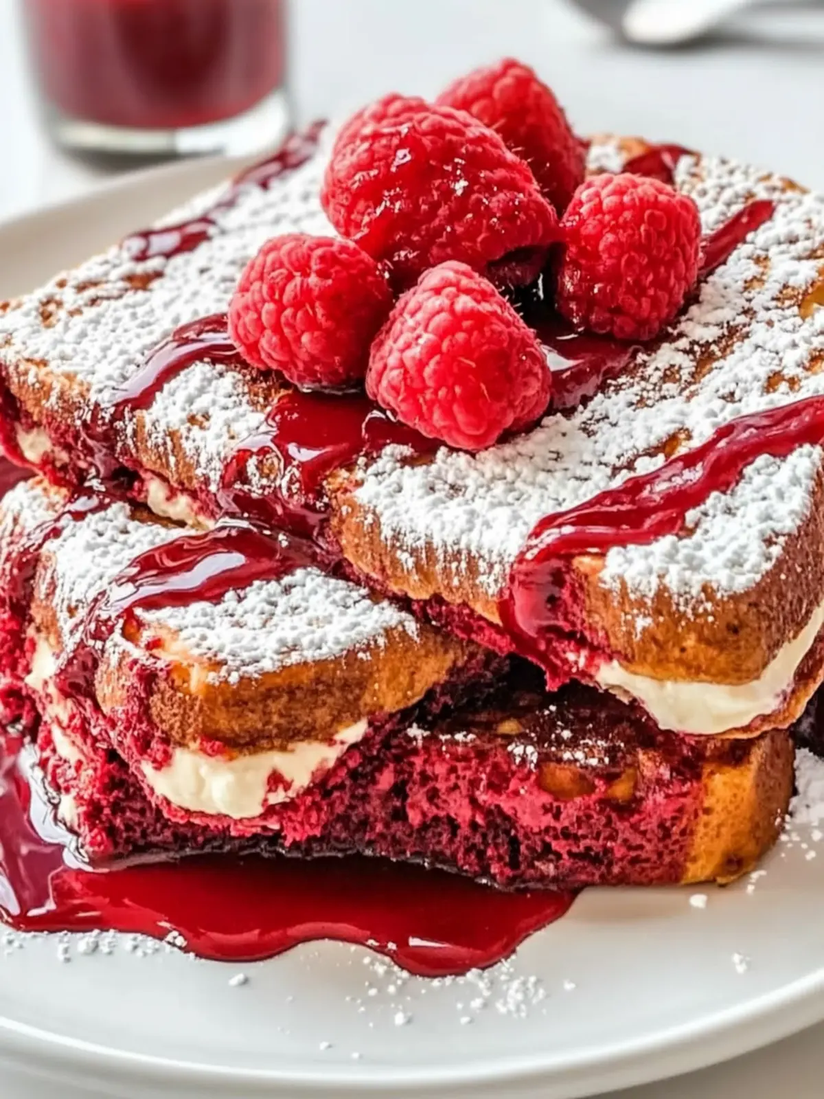 Transform Your Brunch with Red Velvet French Toast & Glaze